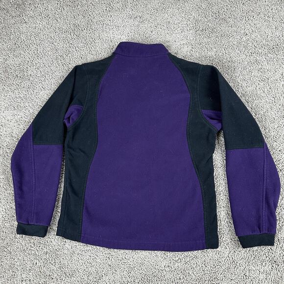 Black Diamond Fleece Pullover Womens Medium Purple Black Quarter Zip Made USA - Picture 7 of 12